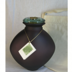 URNA DE CRISTAL CON VELA